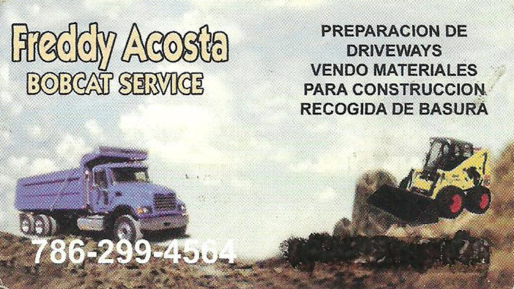 Freddy Acosta Bobcat Service