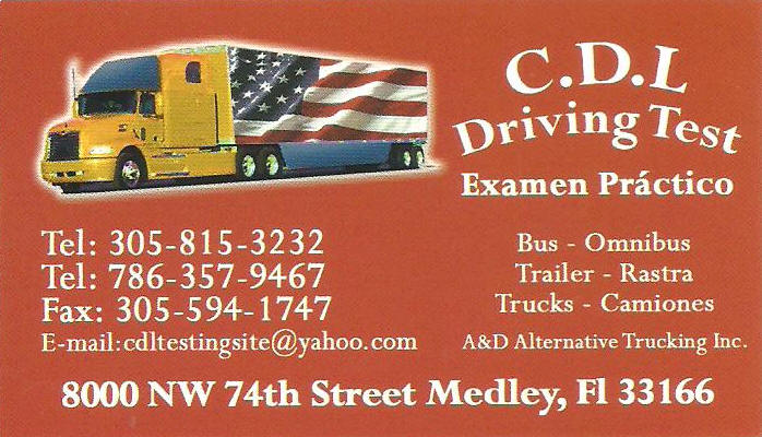 You are currently viewing C.D.L Driving Test